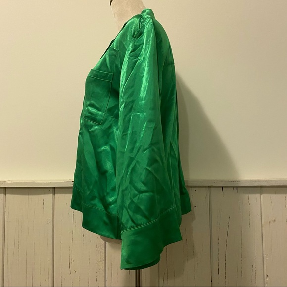 NWT Pistola Small Green Sia Blouse - Picture 5 of 13